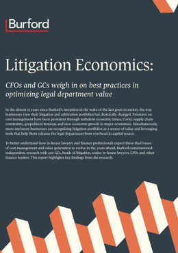 Survey 2024 Spring Litigation Economics Cover