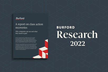 2022 A Report On Class Action Recoveries Thumbnail (New Aspect Ratio)
